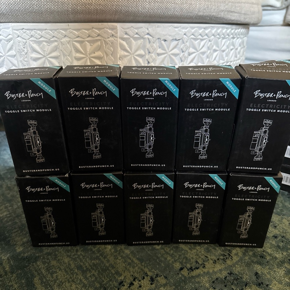 Buster + Punch Toggle Standard Switch Module 15A 125VAC 60Hz NTM-01384